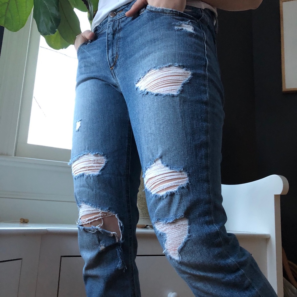 Joe’s Ripped Boyfriend Jeans